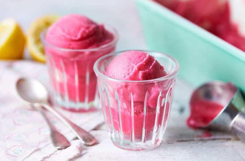 Rhubarb Sorbet