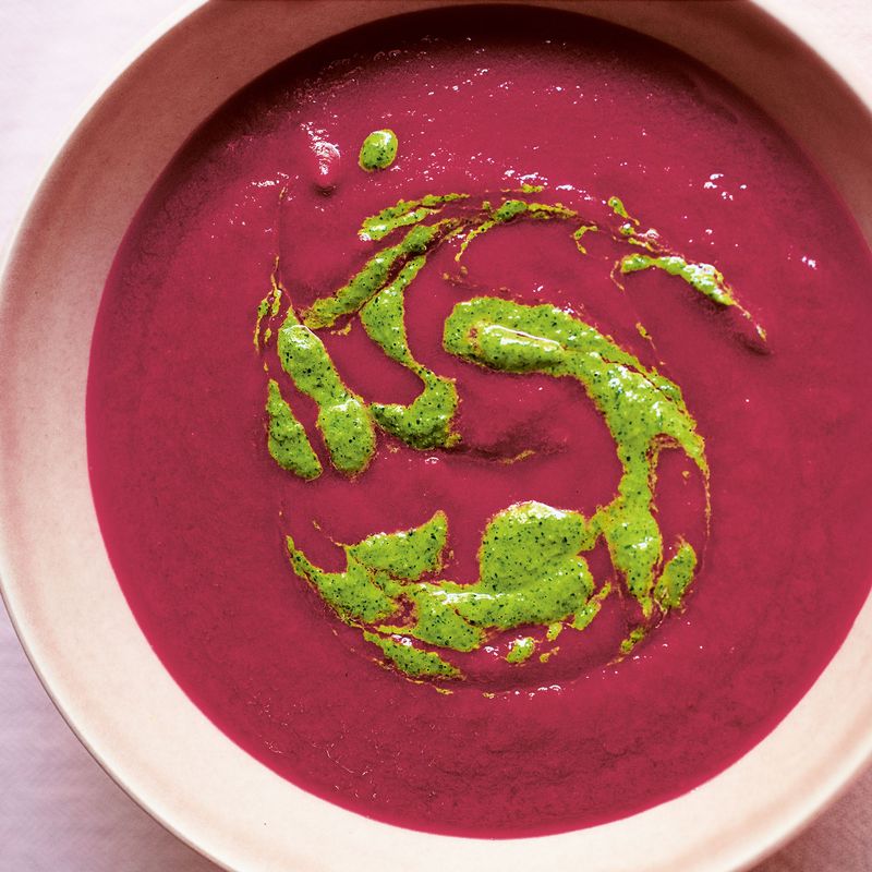 Chilled Rhubarb Soup