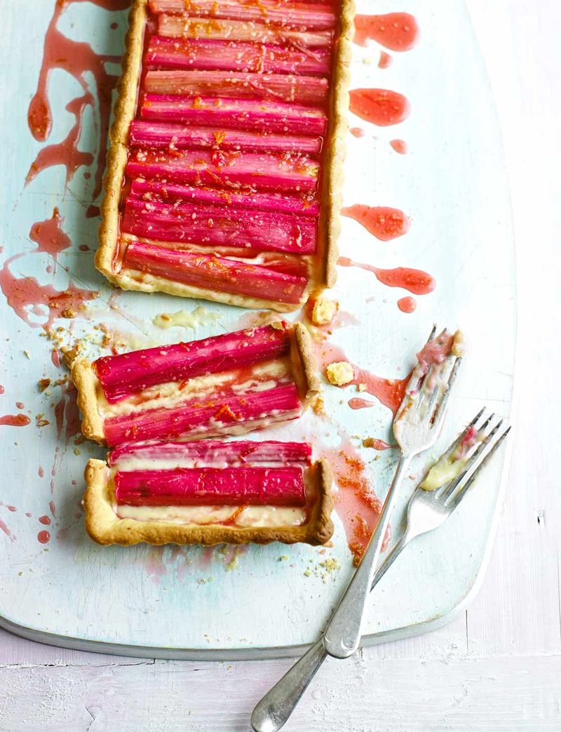 Rhubarb Custard Tart