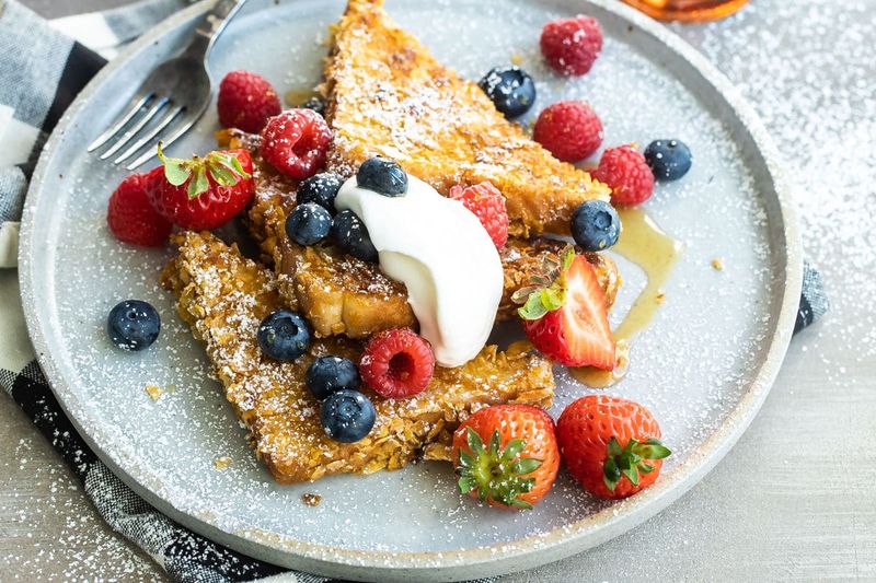 Frosted Flakes French Toast
