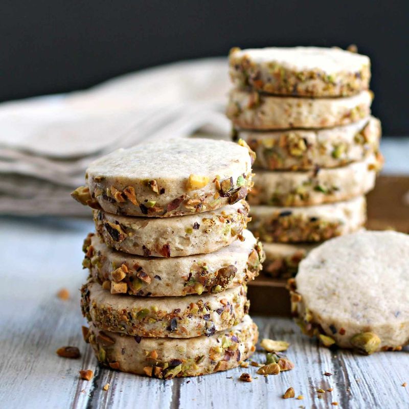 Pistachio Cardamom Cookies