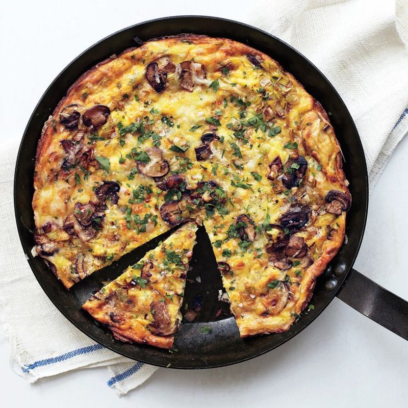 Truffle And Wild Mushroom Frittata
