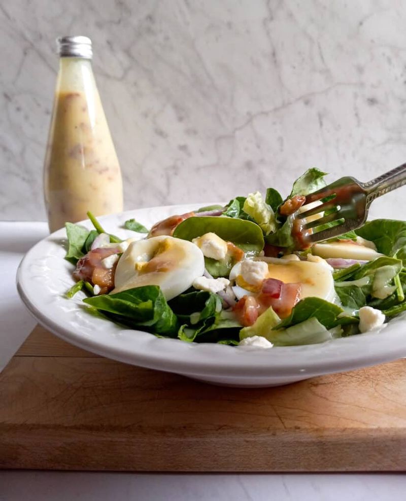 Lettuce With Hot Bacon Dressing