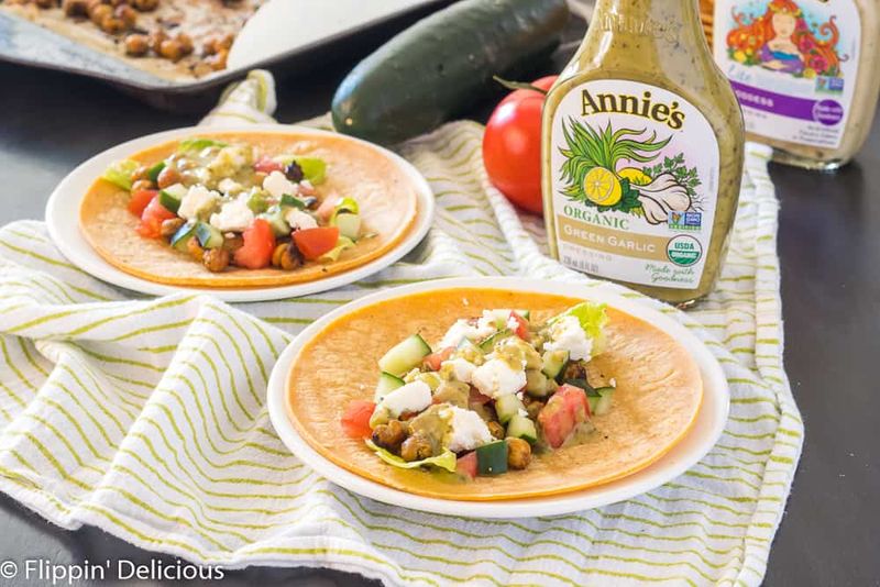 Spicy Chickpea And Spinach Tacos