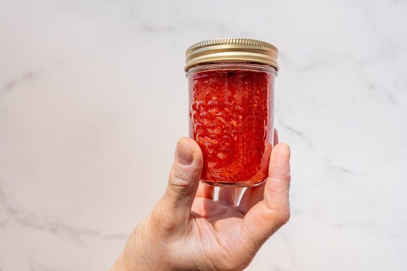Rhubarb Vanilla Bean Jam