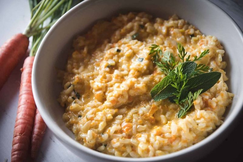 Carrot And Ginger Risotto