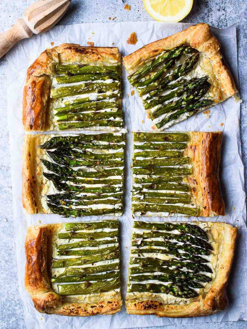 Asparagus And Goat Cheese Tart