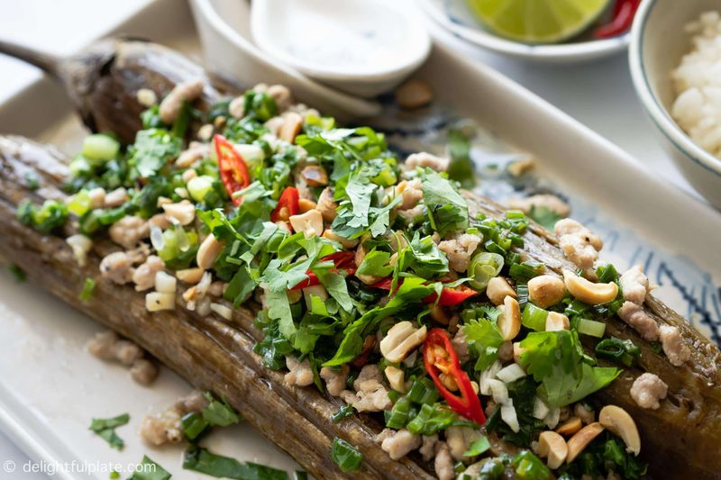 Grilled Eggplant Salad – Vietnam