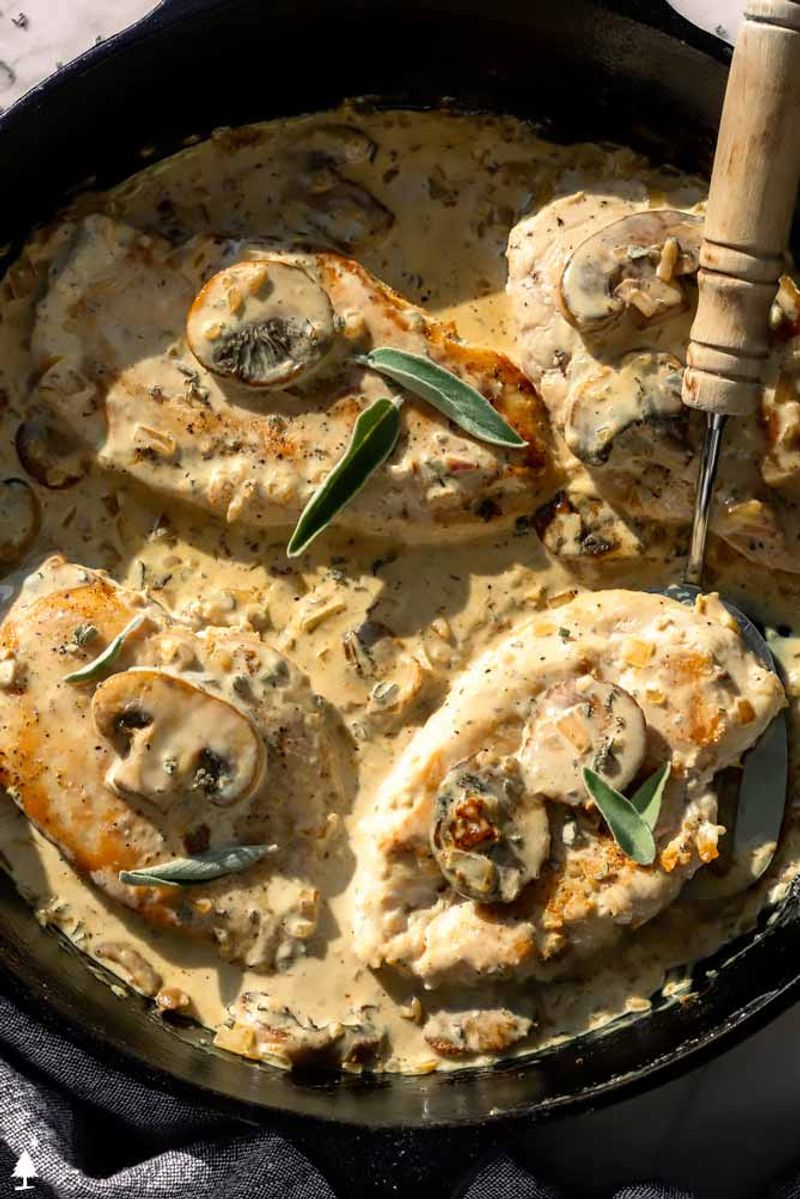 Champagne Chicken With Tarragon