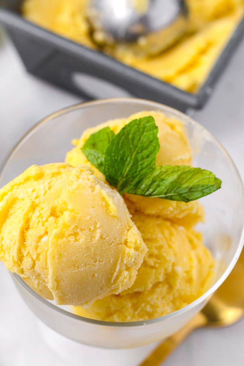 Mango Coconut Ice Cream