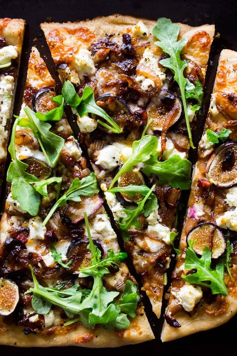 Fig, Walnut, And Balsamic Pizza
