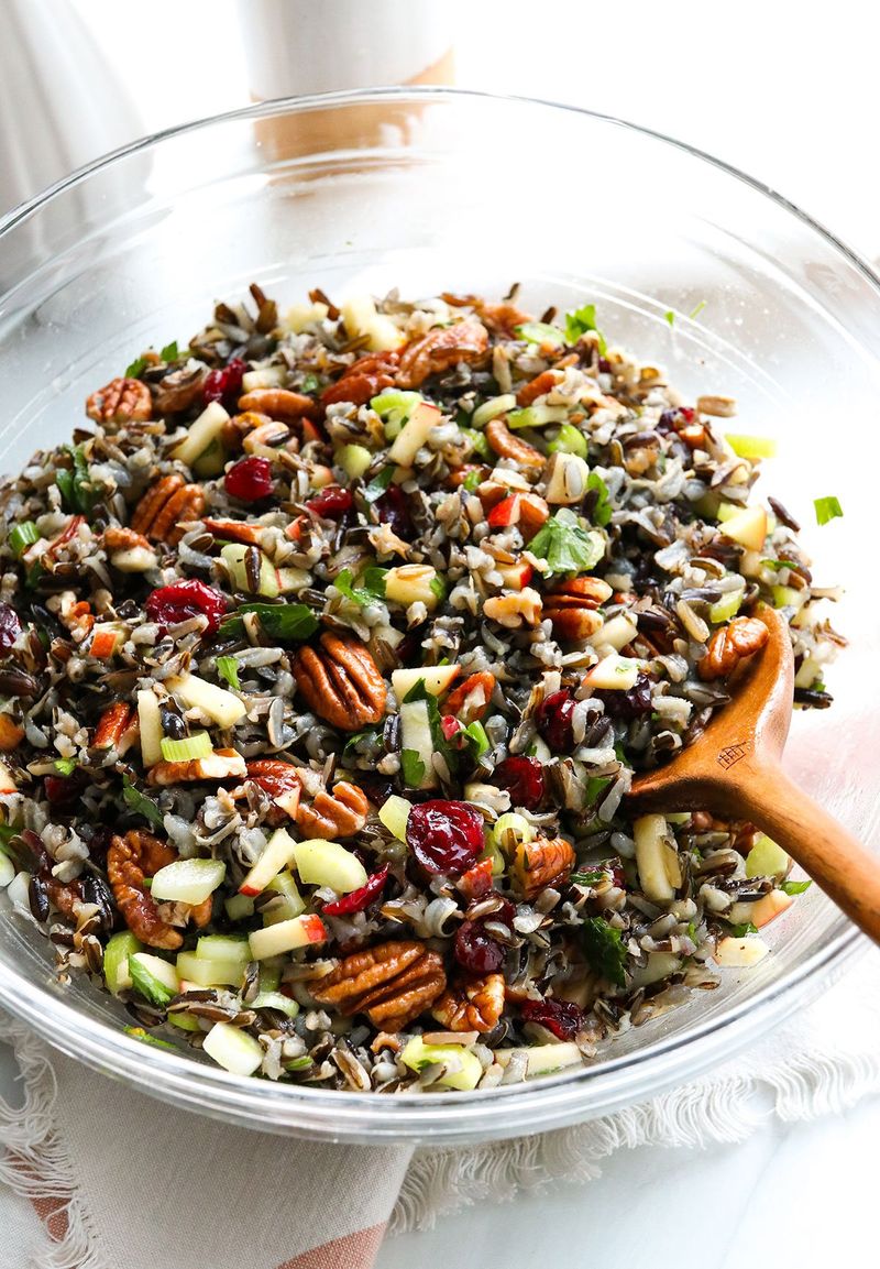 Cranberry-Pecan Wild Rice Salad