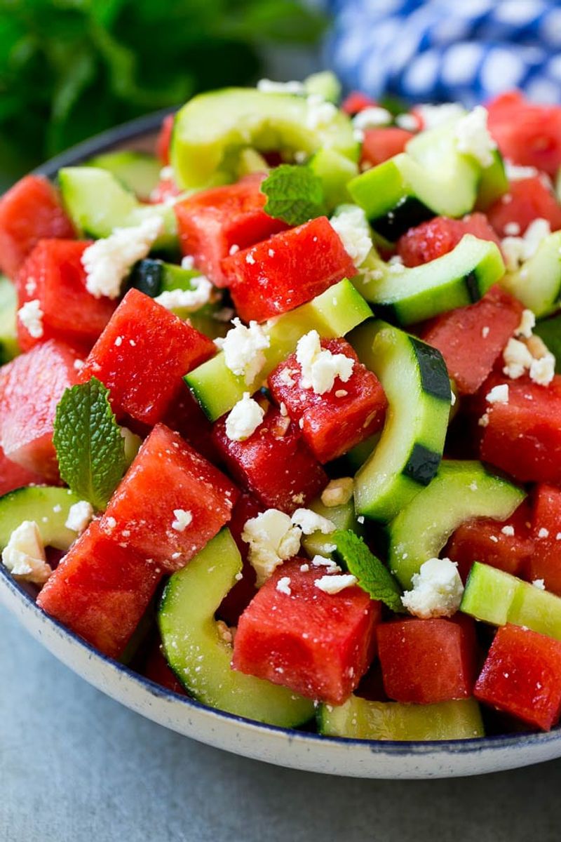 Watermelon Feta Refresher