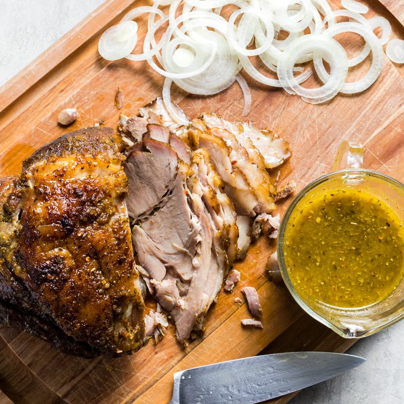 Mojo-Marinated Pork Shoulder