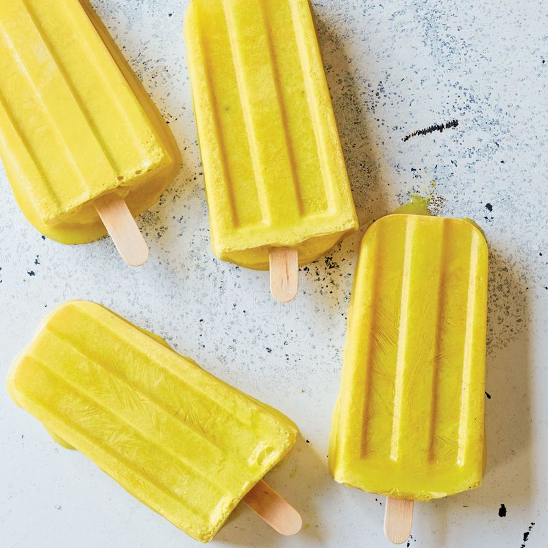 Healing Turmeric Golden Milk Popsicles