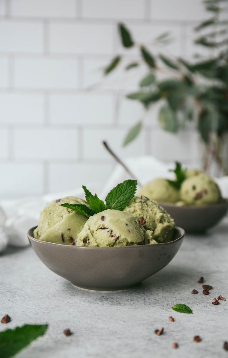Mint Chocolate Chip Ice Cream (From Scratch!)