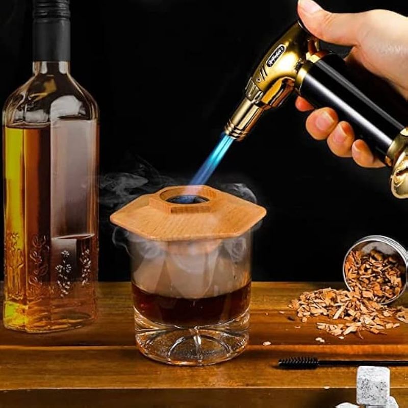 Smoke-Infused Grilled Old Fashioned Cocktail