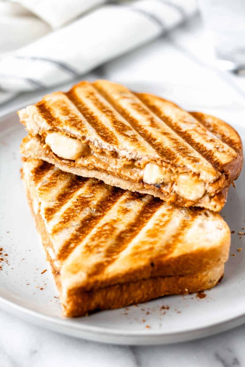Peanut Butter Banana Sandwich (Pan-Fried)