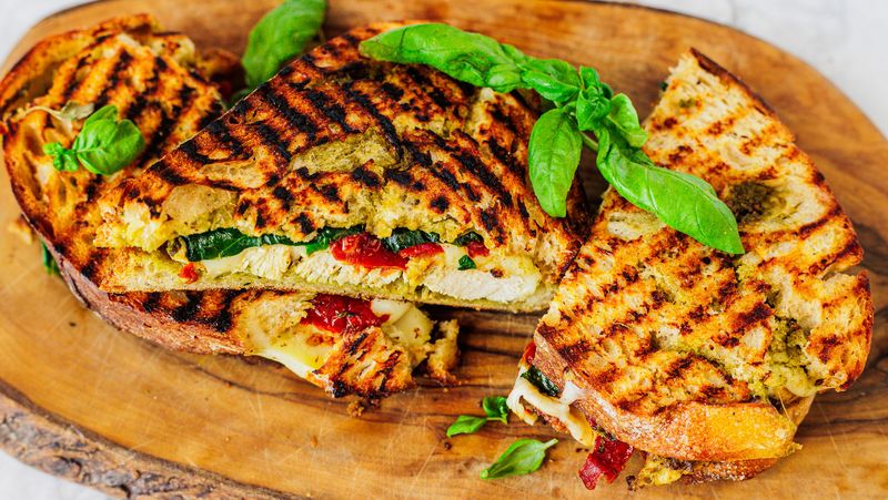 Chicken Pesto Paninis
