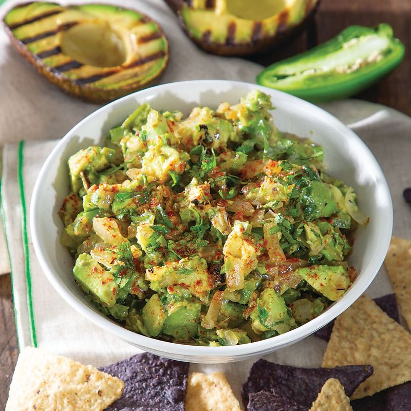 Smoky Grilled Guacamole