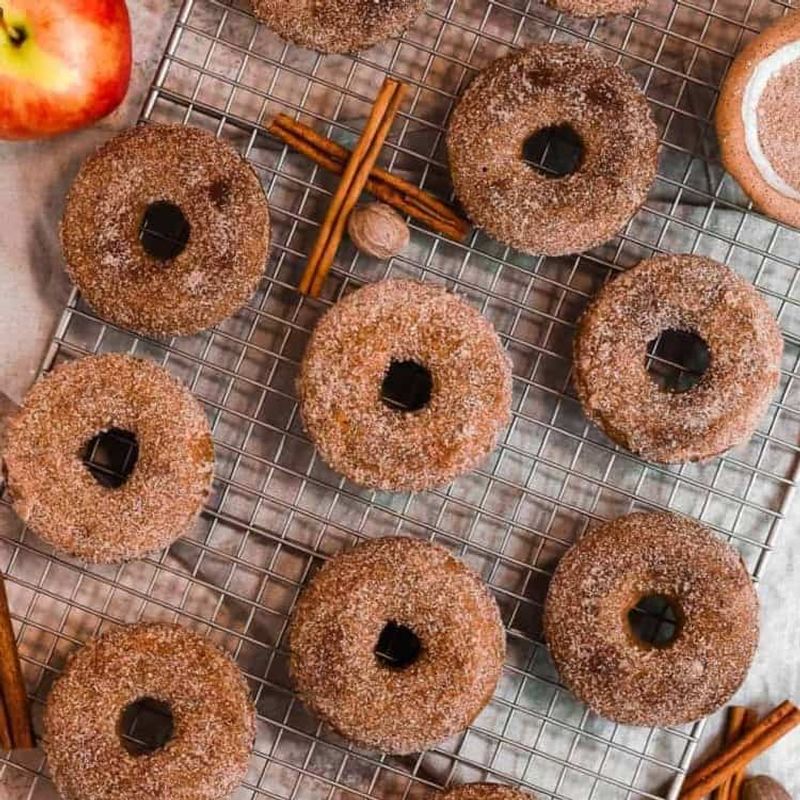 Spiced Apple Cider Donuts