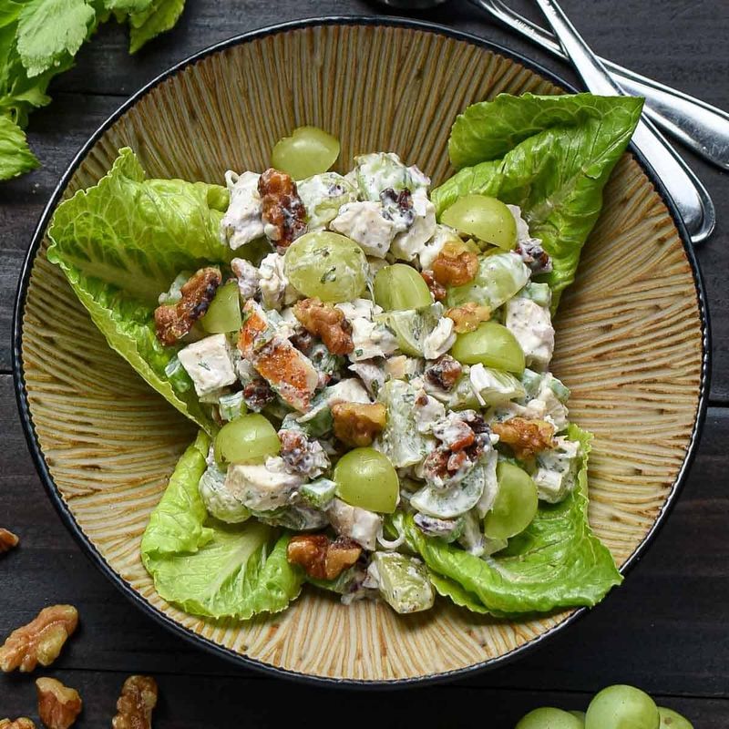 Creamy Chicken Grape Tarragon Delight