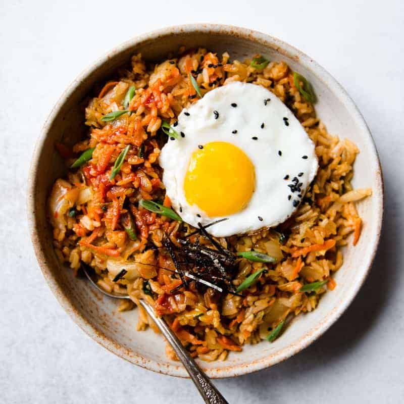 Spicy Kimchi Fried Rice