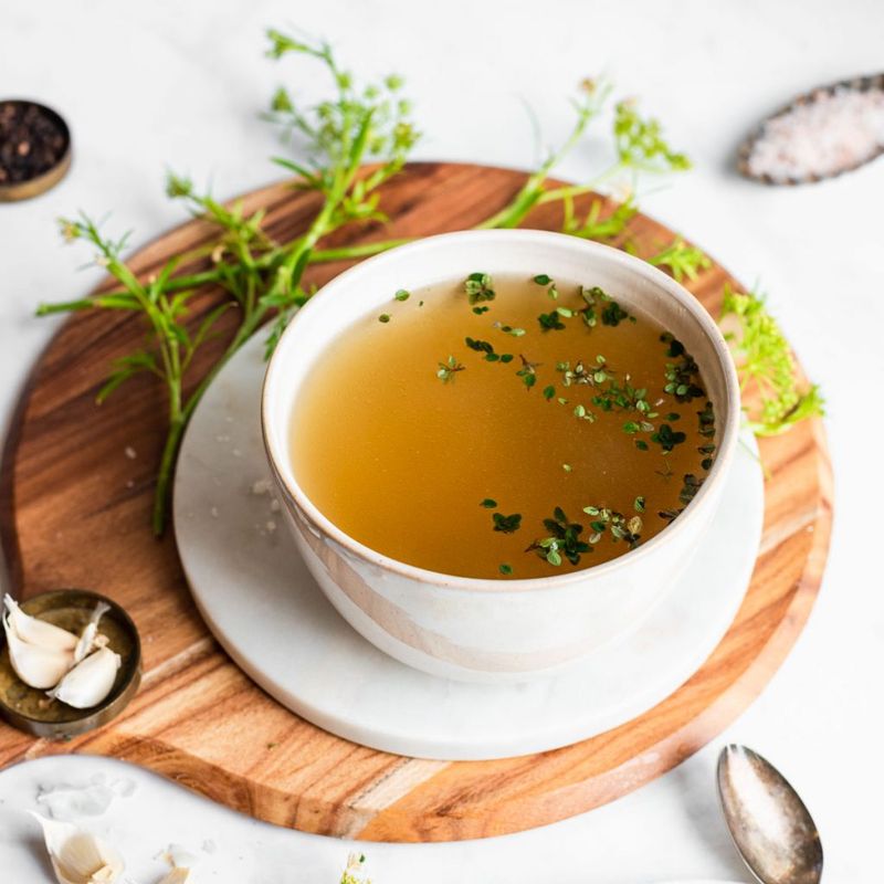 Bone Broth With Medicinal Mushrooms