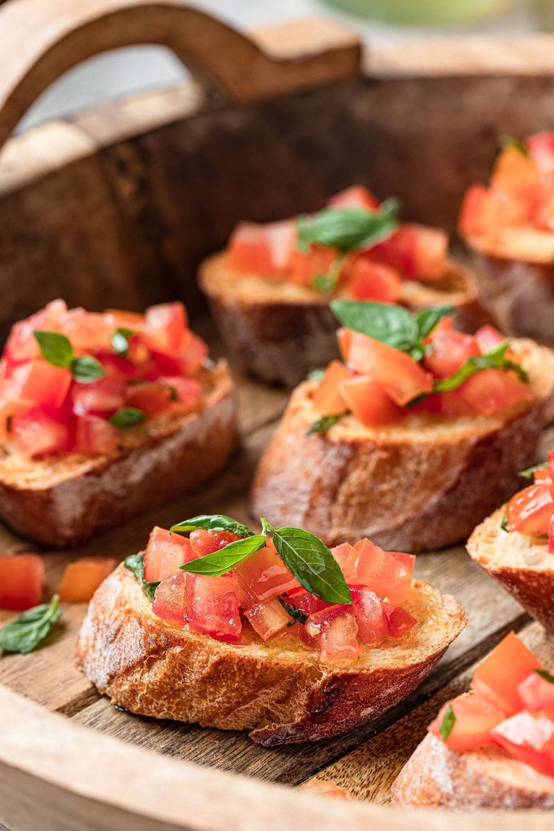 Oregano Tomato Bruschetta