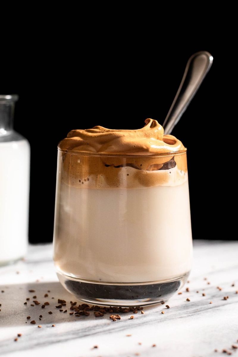 Dalgona Coffee With Coconut Sugar And Oat Milk