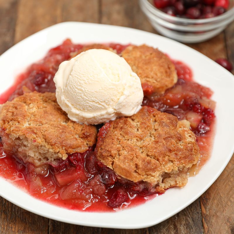 Apple-Cranberry Cobbler