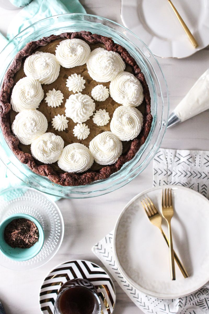 Coffee Cream Pie With Chocolate Crust