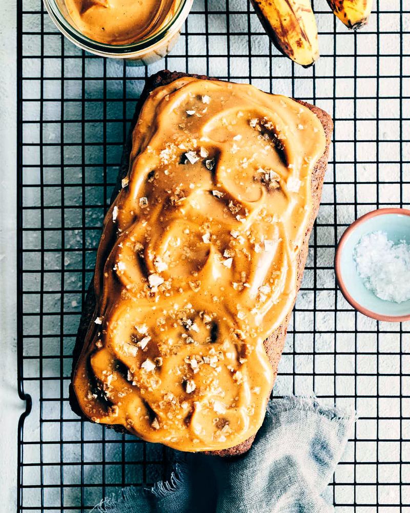 Salted Caramel Banana Bread