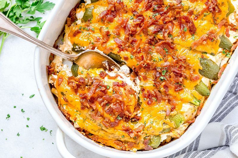 Jalapeño Popper Chicken Casserole