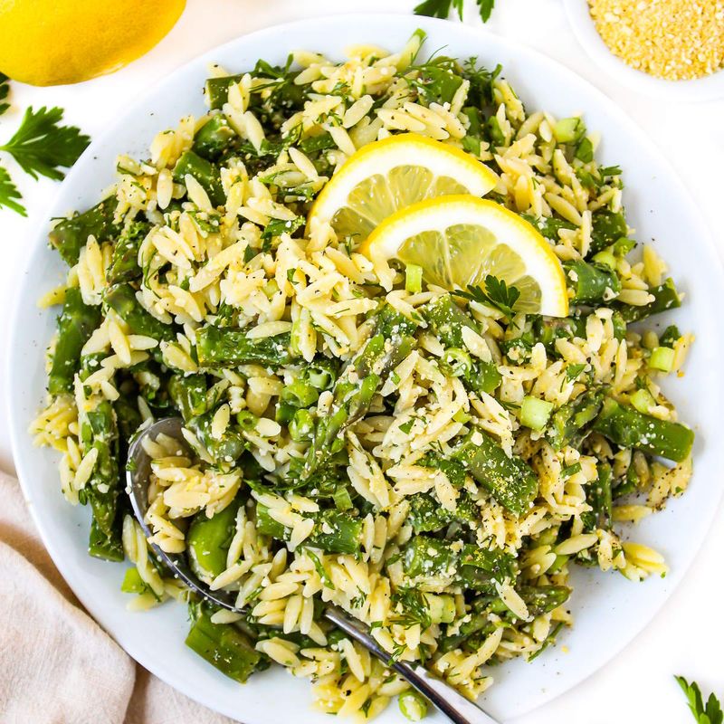 Lemon Asparagus Risoni