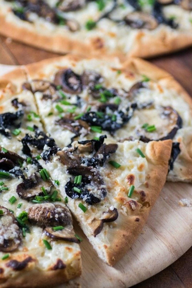 Mushroom And Truffle Oil Flatbread