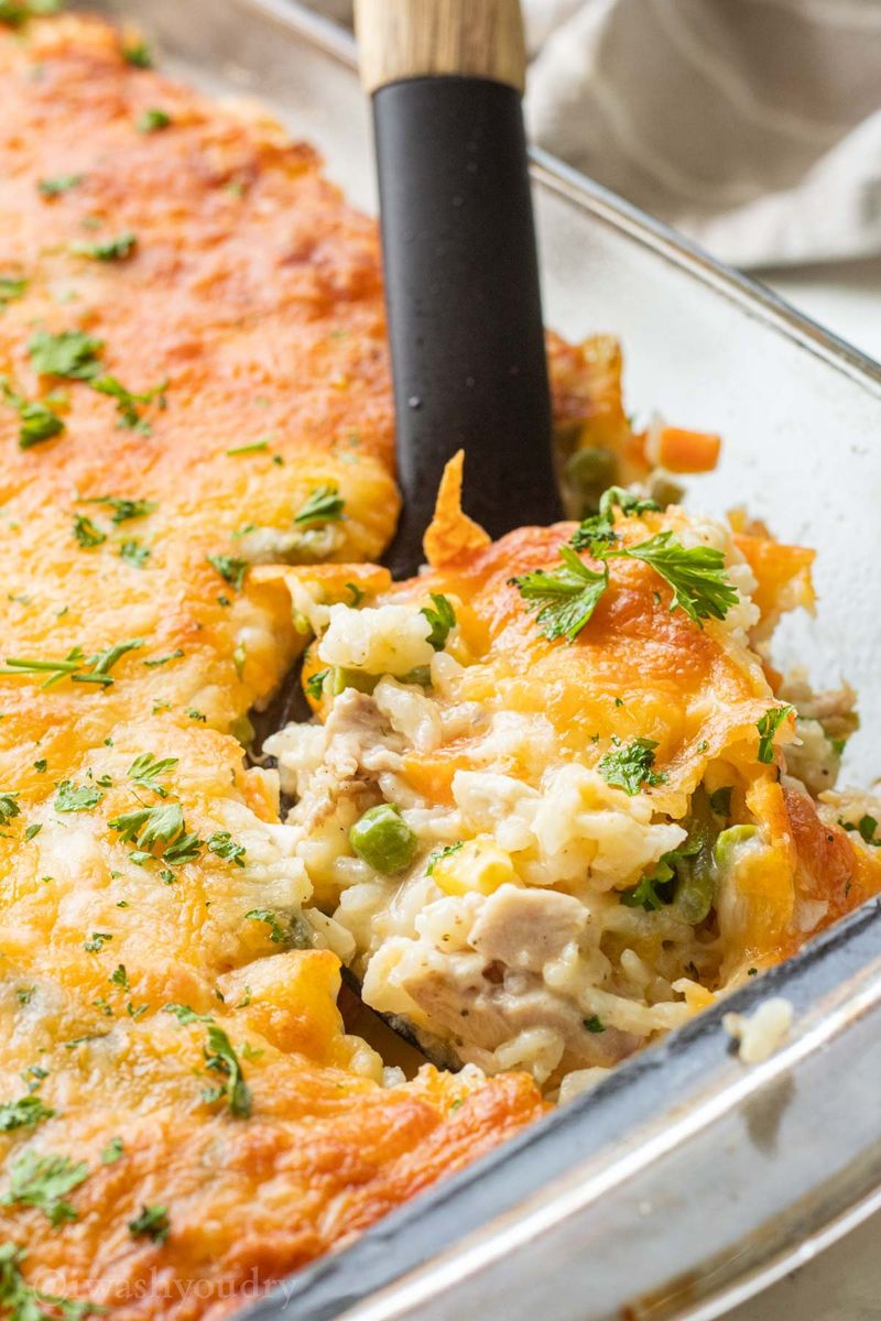 Creamy Chicken And Rice Casserole