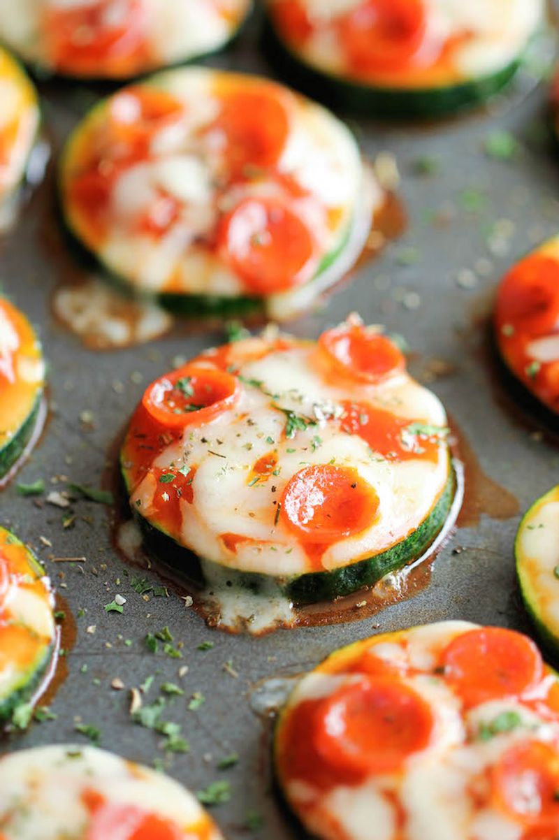 Zucchini Pizza Rounds