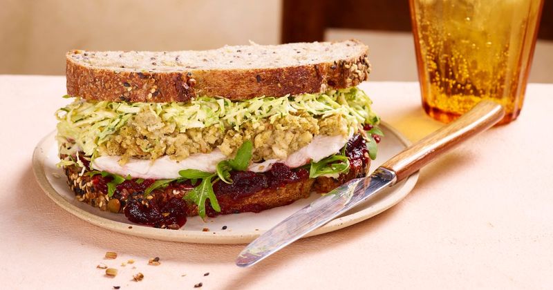 Chicken And Stuffing Sandwich