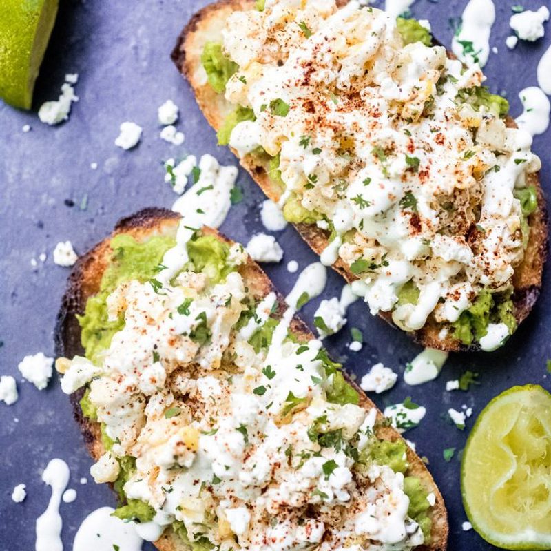 Mexican Street Corn Toast