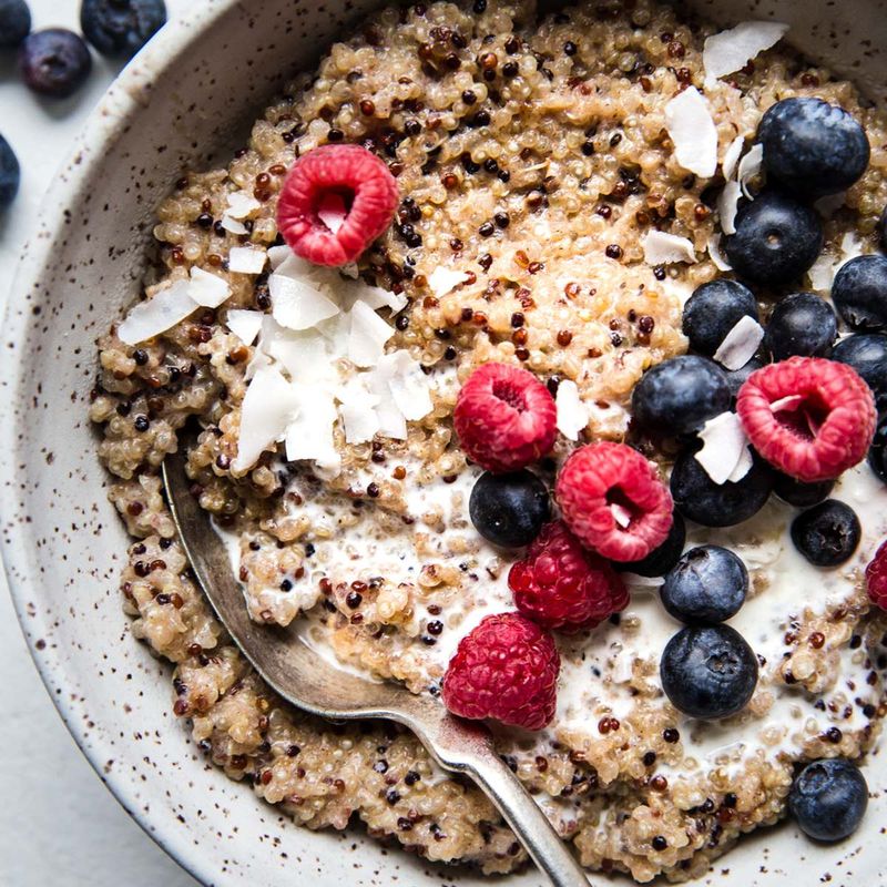 Nutty Quinoa Breakfast Bowl