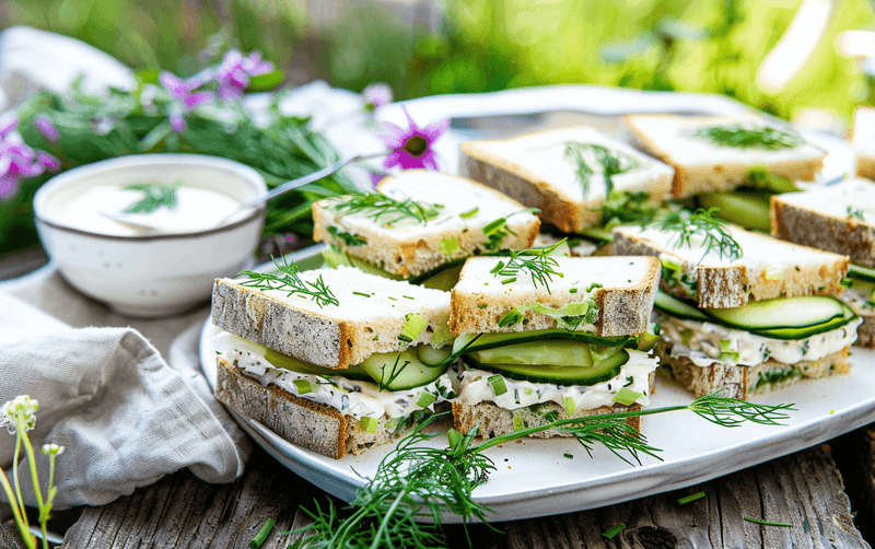 Cucumber Sandwich Rounds