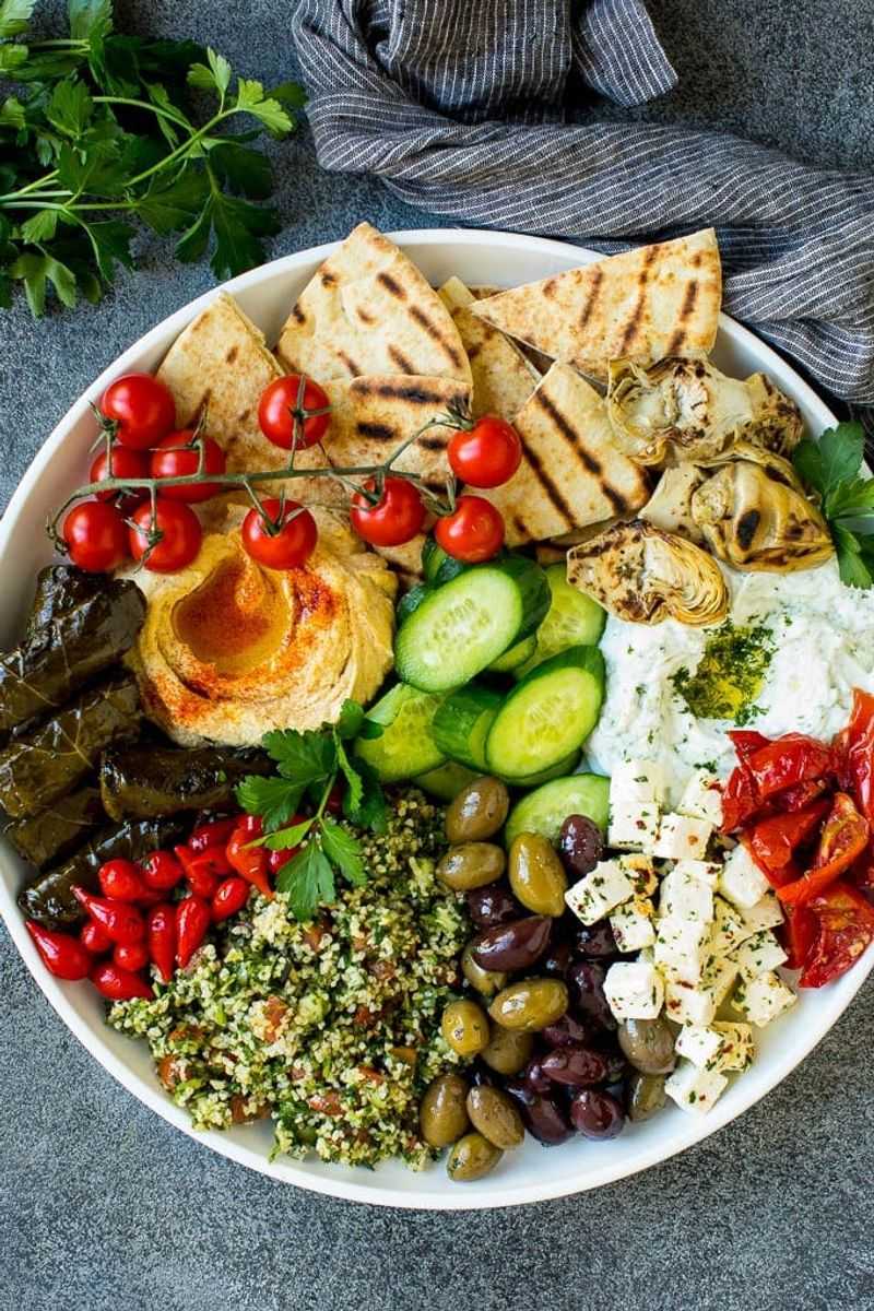 Mediterranean Mezze Plate