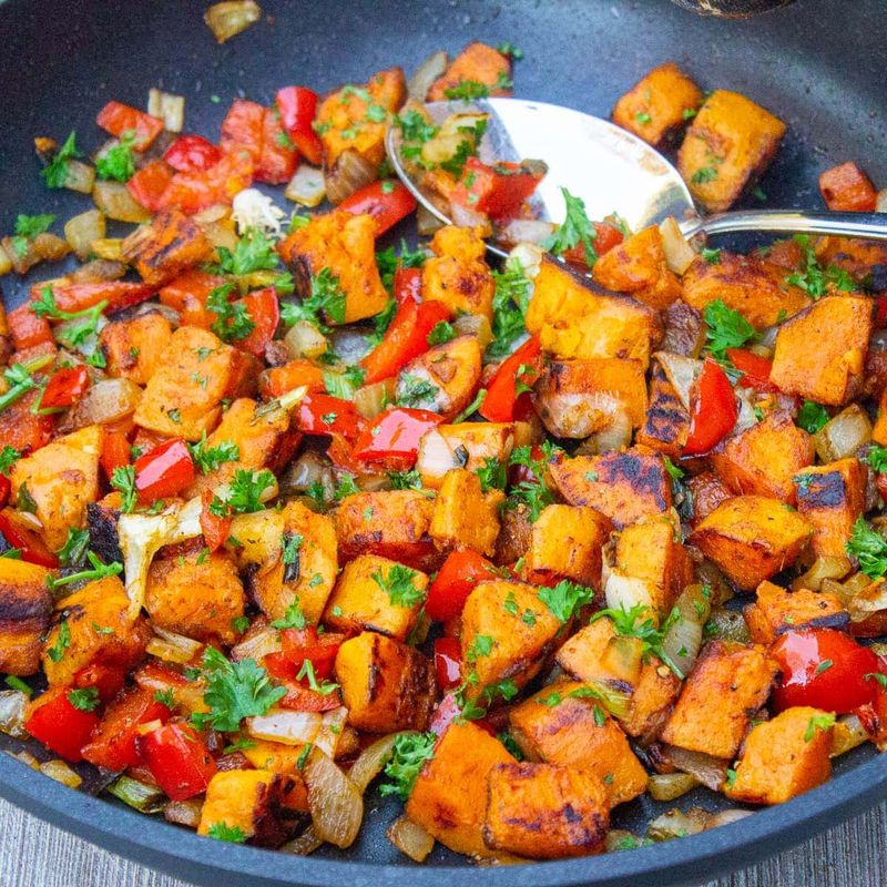 Sweet Potato Breakfast Hash With Rosemary