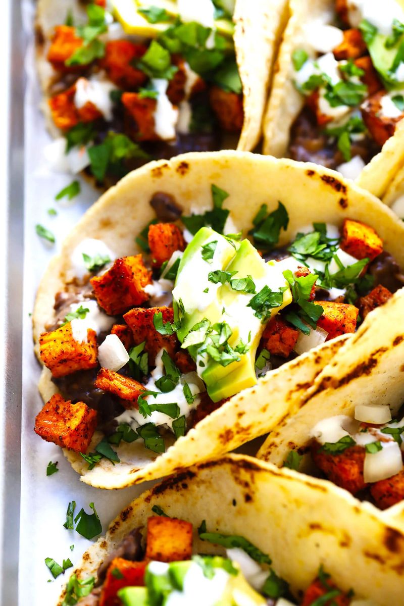 Sweet Potato And Black Bean Tacos