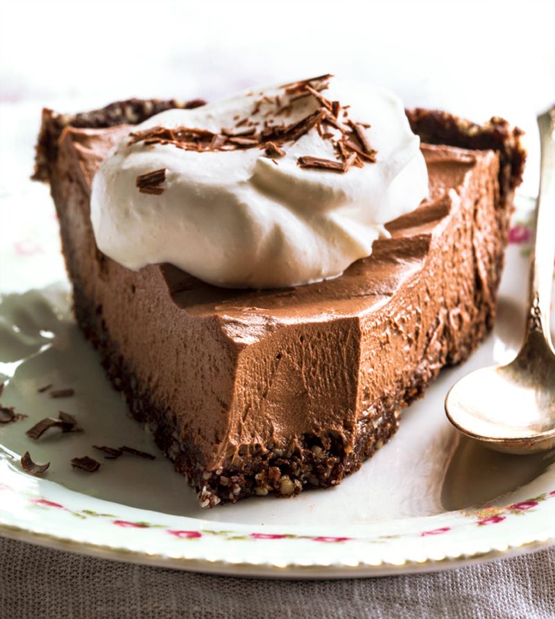 Silken Tofu Chocolate Pie
