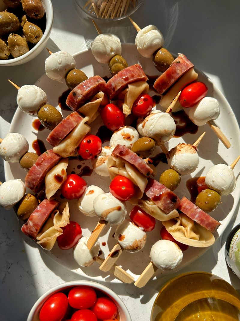 Antipasto Tortellini Skewers