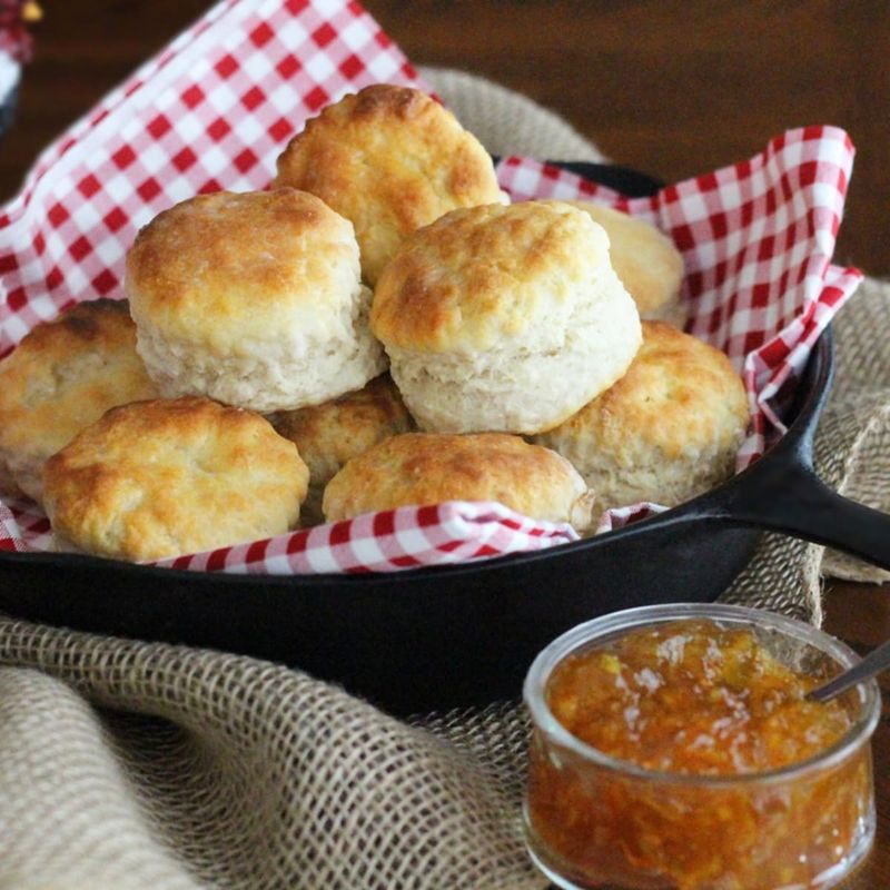 Southern-Style Biscuits And Ham