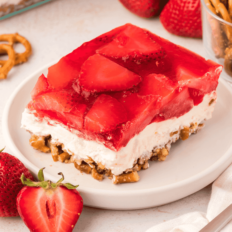 Strawberry Pretzel Salad