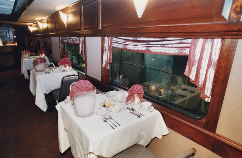 Victoria Station's Railroad Dining Car Experience